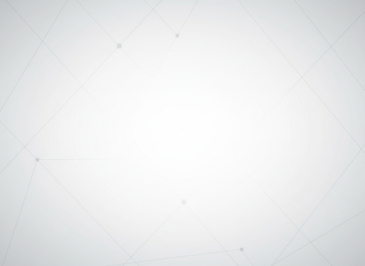 Abstract editorial background, soft off-white to light gray gradient with subtle geometric fine line work and generous negative space, minimalist, calm, modern tech-magazine aesthetic, no text, no people